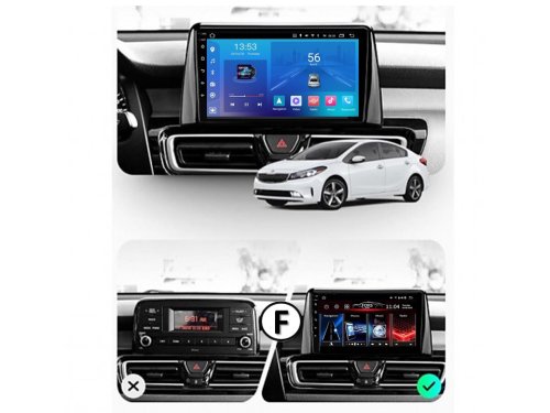 Штатная магнитола FORS.auto M300 для Kia Forte (3+32Gb, 10") 2018