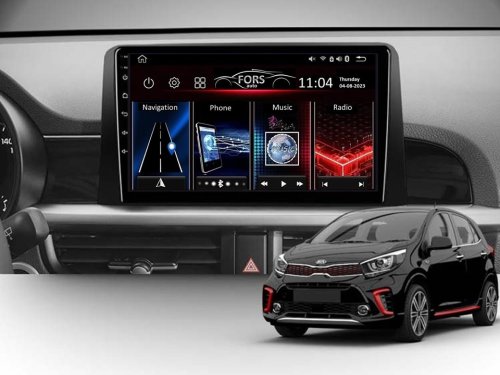 Штатная магнитола FORS.auto M300 для Kia Morning (3+32Gb, 9") 2016+