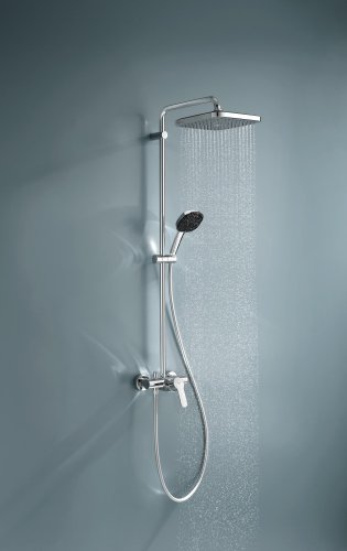 Душевая система с термостатом Grohe Quickfix Vitalio Comfort 250 для настенного монтажа (26985001)