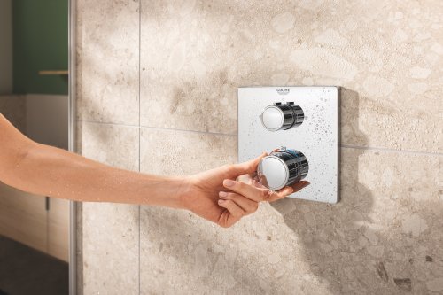 Душевая система скрытого монтажа Grohe QuickFix Precision Vitalio Rain Mono 310 Cube (34881000)