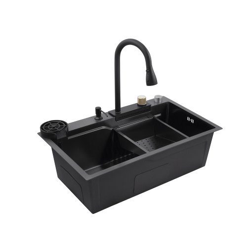 Кухонная мойка Kroner KRP Derby - SET7546HM PVD