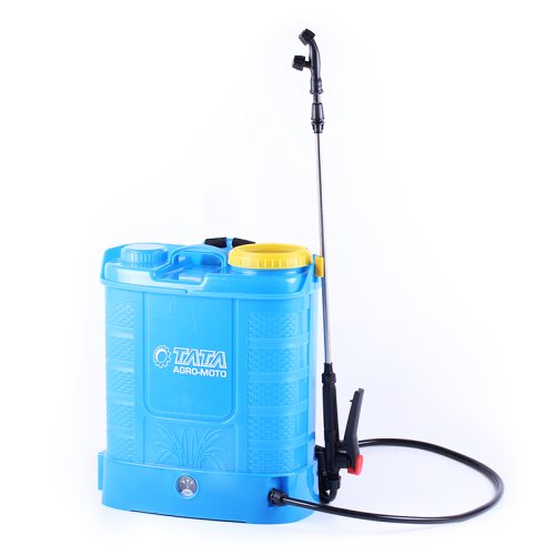 Аккумуляторный опрыскиватель TATA ZX-10E-06 150x65x100 ранцевой 10 литров голубой
