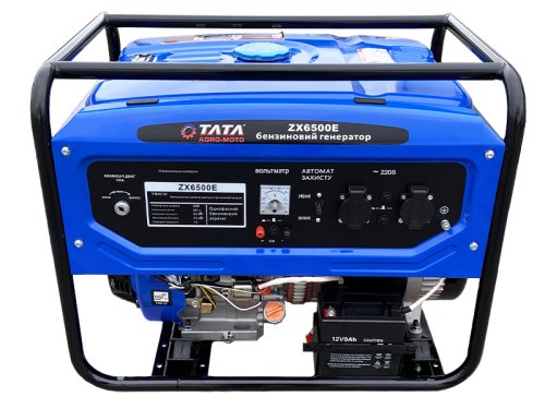 Генератор бензин ZX6500 (5KW) с электростартером TATA