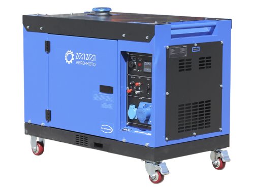 Генератор дизель JM9000TD 6.0/6.5KW (однофазный/трехфазный+свеча накаливания) бесшумный ТАТА