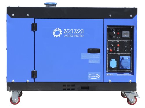 Генератор дизель JM9000TD 6.0/6.5KW (однофазный/трехфазный+свеча накаливания) бесшумный ТАТА