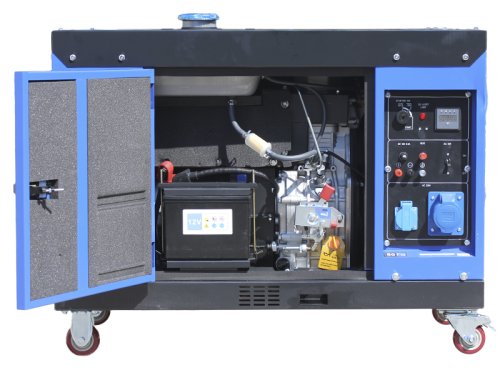 Генератор дизель JM9000TD 6.0/6.5KW (однофазный/трехфазный+свеча накаливания) бесшумный ТАТА