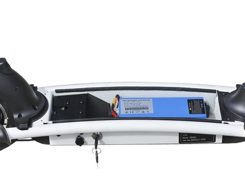 Электросамокат (белый) + блютуз DES02 36V 10.4AH - SM