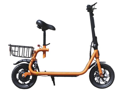 Электросамокат с сиденьем (оранжевый) Q2 36V 10.4AH - SM