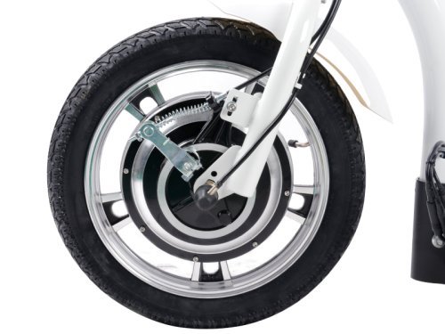 Электросамокат с сиденьем (сиденье - спинка) TTG SM T06-1 36V350W 12AH белый