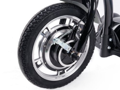 Электросамокат с сиденьем (сиденье - спинка) TTG T06-1 36V350W 12AH - SM 12AH черный