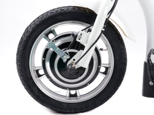 Электросамокат с сиденьем (сиденье - спинка) TTG T06-1 36V350W 12AH - SM 12AH черный