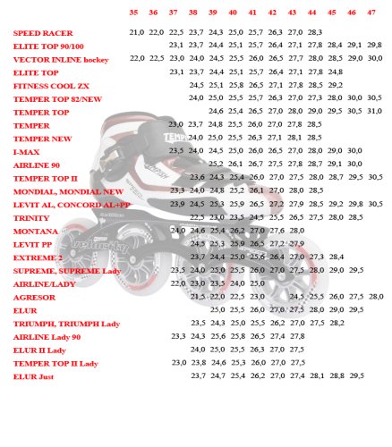 Роликові ковзани Tempish Airline II 90 (Розмір 41)