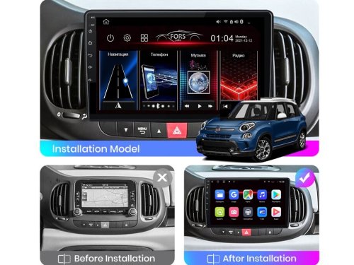 Штатная магнитола FORS.auto FS 1 LITE для Fiat 500L (10.1 inch) 2012+