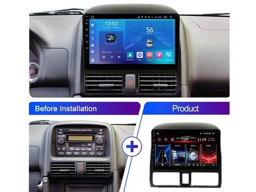 Штатная магнитола FORS.auto FS 1 LITE для Honda CRV (1+32Gb, 9") 2001-2006