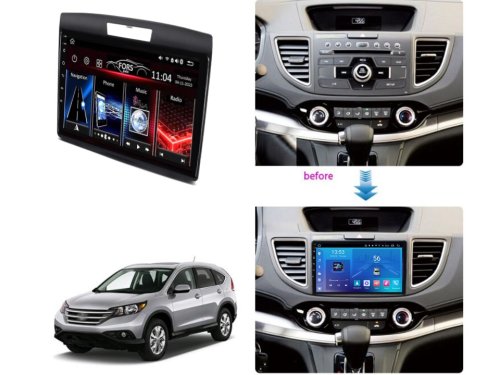 Штатная магнитола FORS.auto FS 1 LITE для Honda CRV (1+32Gb, 9") 2012-2017
