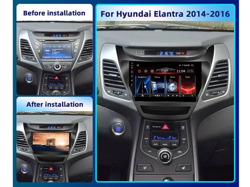 Штатная магнитола FORS.auto FS 1 LITE для Hyundai Elantra (1+32Gb, 9") 2014-2016