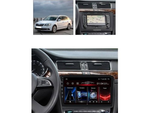 Штатная магнитола FORS.auto FS 1 LITE для Skoda Superb 2 2008-2015