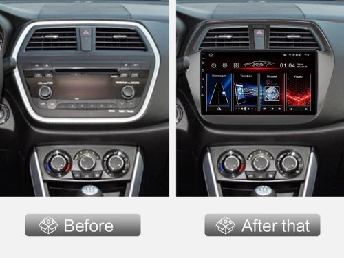 Штатная магнитола FORS.auto FS 1 LITE для Suzuki SX4/S-Cross (9 inch) 2014-2017