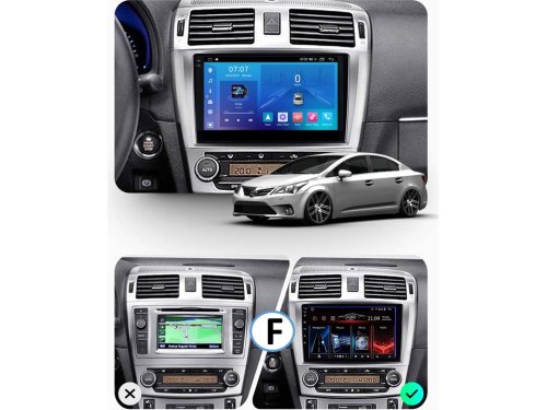 Штатная магнитола FORS.auto FS 1 LITE для Toyota Avensis (1+32Gb, 9") 2011-2015