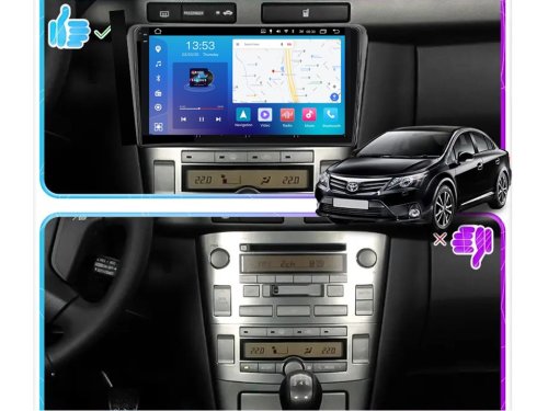 Штатная магнитола FORS.auto FS 4 MAX для Toyota Avensis (4+32Gb, 9") 2002-2008