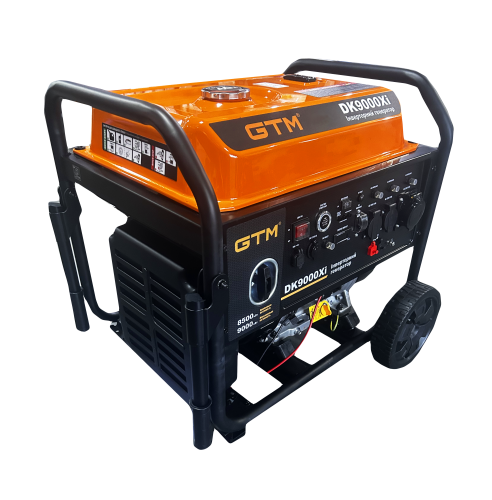 Генераторна установка інверторна відкрита DK9000Xi 9,0кВт(макс)/8,5кВт(ном), руч.старт/Електростарт + Колеса