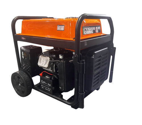 Генераторна установка інверторна відкрита DK9000Xi 9,0кВт(макс)/8,5кВт(ном), руч.старт/Електростарт + Колеса