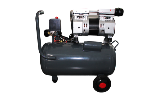Компрессор рес-24л 105л/мин 0,75кВт 8бар 220В 2 цилиндра безмасляный