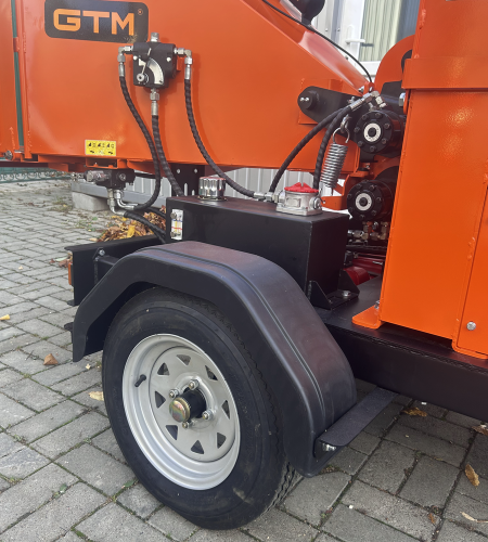 Измельчитель бенз. DCH6 25л.с., диам.веток до 18см, барабан с 2 ножами