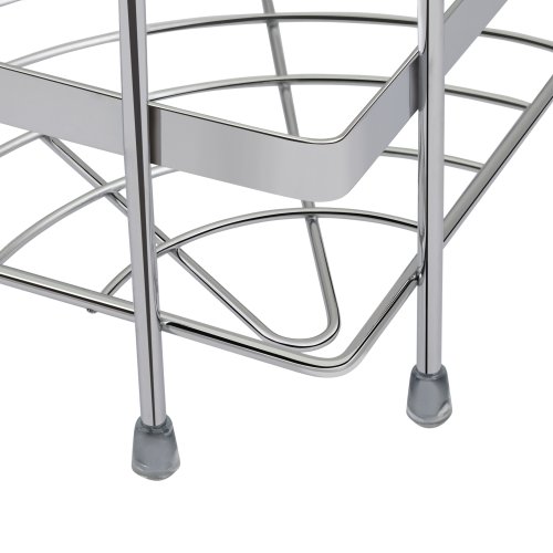 Полка угловая Lidz Oreo 0605 2 ярусная LDORE0605CRM32483 Chrome