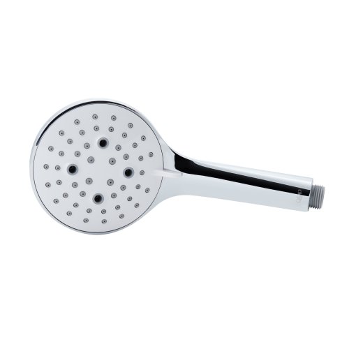 Лейка для ручного душа Qtap Rucni 115 мм округлая QTRUCA115O3PCW Chrome/White