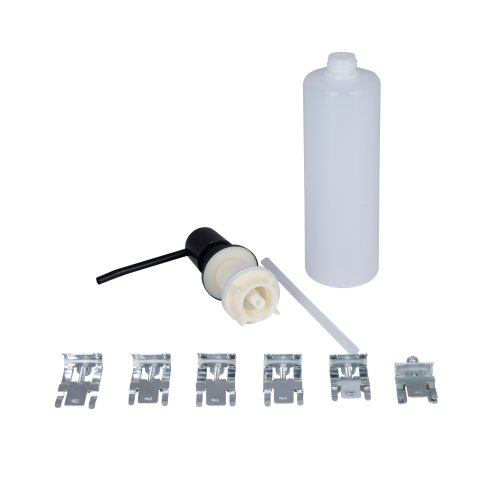 Мойка для кухни интегрированная Lidz Handmade H6050B (LDH6050BPVD43621) Brushed Black PVD 3,0/0,8 мм