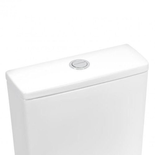 Унитаз-компакт Qtap Scorpio безободковый Ultra Quiet с сиденьем Soft-close QT14222125AUQW