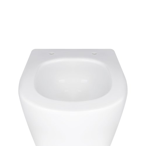 Унитаз подвесной Qtap Swan безободковый Ultra Quiet с сиденьем Soft-close QT16335179W