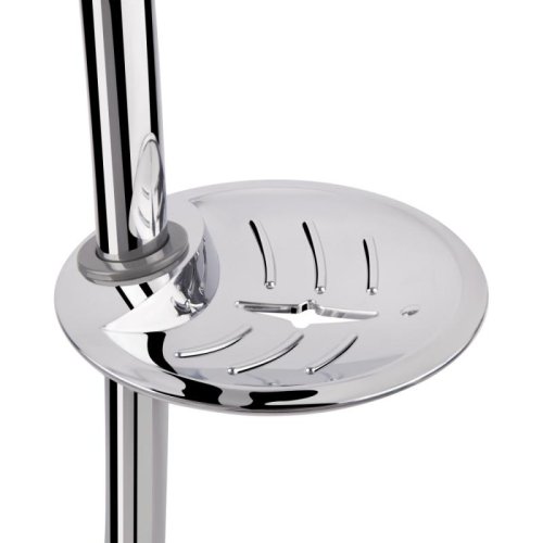 Набір Qtap: Душова кабіна півкругла, 90x90 + Змішувач для душу + Стійка + Шланг + Лійка