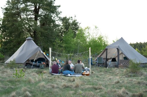 Палатка десятиместная Easy Camp Moonlight Cabin Grey (120444)