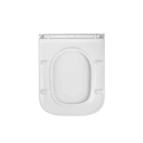 Унітаз підвісний Kroner Eifel WHI493436 RIMLESS безобідковий з сидінням Slim Duroplast / Soft-close / Quick relase