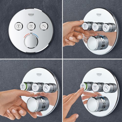 Душевая система скрытого монтажа термостатическая Grohe QuickFix SmartControl UA202802R3