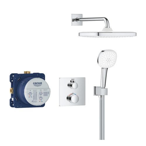 Душевая система Grohe Grohtherm Tempesta 250 Cube (34871000)