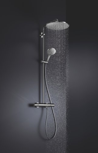 Душевая система с термостатом для настенного монтажа Grohe Rainshower Smartactive 310 (26836DC0)