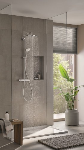 Душевая система с термостатом для настенного монтажа Grohe Euphoria System 310 (26075001)
