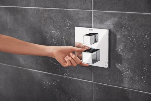 Душевая система скрытого монтажа Grohtherm Rainshower Mono 310 Cube (34868000)