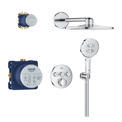 Скрытая душевая система Grohe Grohtherm SmartControl Rainshower SmartActive 310 (34863000)