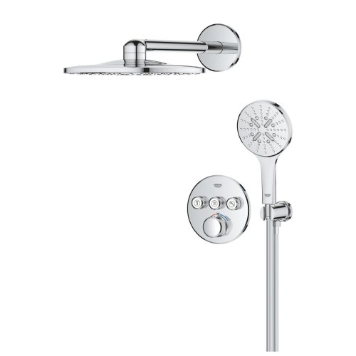 Скрытая душевая система Grohe Grohtherm SmartControl Rainshower SmartActive 310 (34863000)
