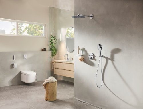 Скрытая душевая система Grohe Grohtherm SmartControl Rainshower SmartActive 310 (34863000)