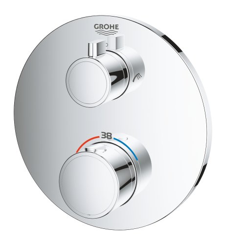 Термостат для душа Grohe Grohtherm с переключателем на 2 положения ванна/душ (24077000)