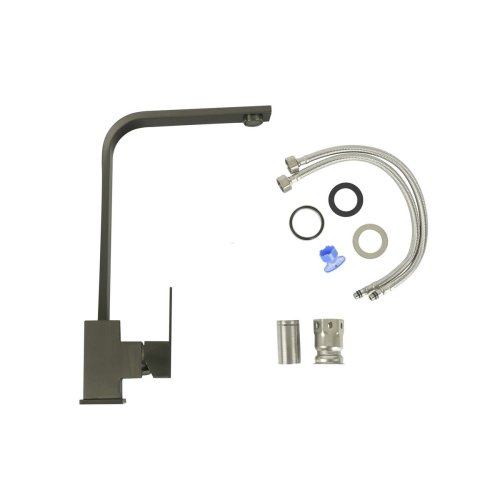 Змішувач кухонний Platinum PVD чорний 7104 BW