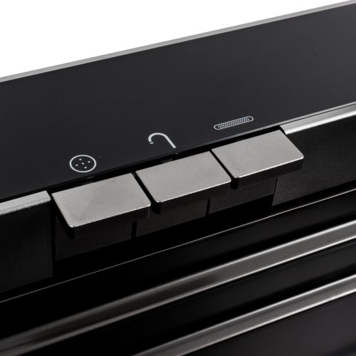 Кухонная мойка 75*45D PVD черная Platinum Handmade "ВОДОСПАД"