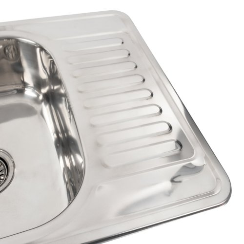 Кухонная мойка из нержавеющей стали Platinum 5848 ПОЛИРОВКА (0,8/180 мм)