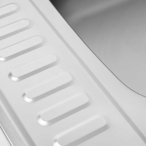 Кухонная мойка из нержавеющей стали Platinum САТИН 6050 R (0,5/160 мм)