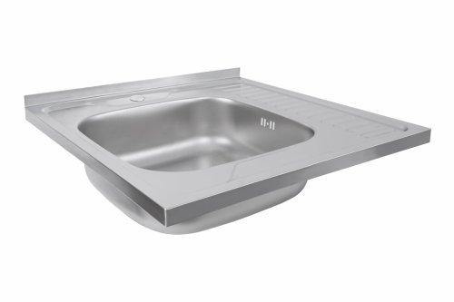 Кухонная мойка из нержавеющей стали Platinum САТИН 6060 L (0,7/160 мм)